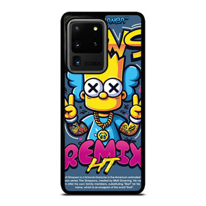 KAWS X BART SIMPSONS Samsung Galaxy S20 Ultra Case Cover KAWS X BART SIMPSONS Samsung Galaxy S20 Ultra Case Cover