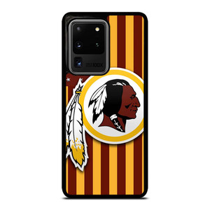 WASHINGTON REDSKINS LOGO USA FLAG Samsung Galaxy S20 Ultra Case Cover