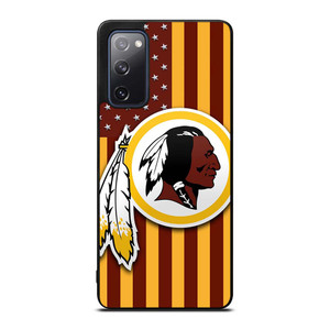 WASHINGTON REDSKINS LOGO USA FLAG Samsung Galaxy S20 FE Case Cover