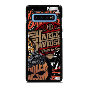 HARLEY DAVIDSON MOTORCYCLE LOGO COLLAGE Samsung Galaxy S10 Plus Case Cover