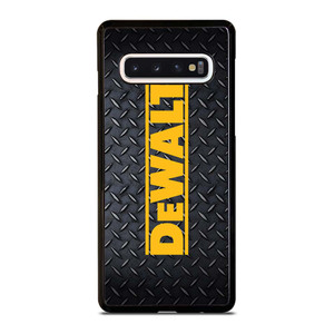 DEWALT TOOLS LOGO METAL Samsung Galaxy S10 Case Cover DEWALT TOOLS LOGO METAL Samsung Galaxy S10 Case Cover