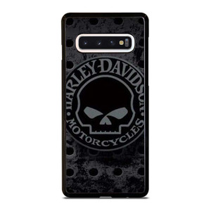 HARLEY DAVIDSON MOTORCYCLE IRON SKULL Samsung Galaxy S10 Case Cover