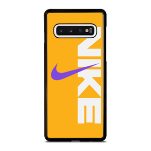 NIKE LOGO PURPLE YELLOW Samsung Galaxy S10 Case Cover NIKE LOGO PURPLE YELLOW Samsung Galaxy S10 Case Cover