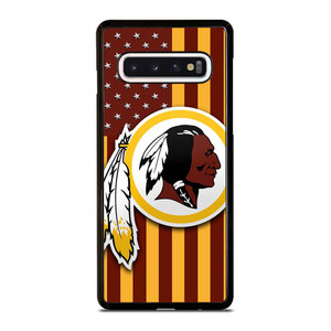WASHINGTON REDSKINS LOGO USA FLAG Samsung Galaxy S10 Case Cover