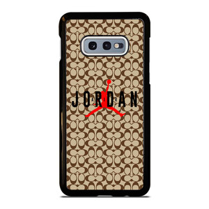COACH NEW YORK AIR JORDAN BROWN Samsung Galaxy S10e Case Cover