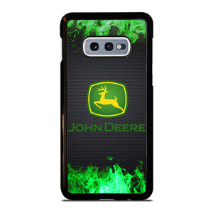 JOHN DEERE TRACTOR LOGO GREEN FIRE Samsung Galaxy S10e Case Cover