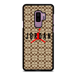 COACH NEW YORK AIR JORDAN BROWN Samsung Galaxy S9 Plus Case Cover