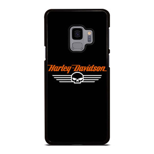HARLEY DAVIDSON LOGO SKULL Samsung Galaxy S9 Case Cover