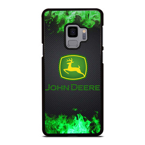 JOHN DEERE TRACTOR LOGO GREEN FIRE Samsung Galaxy S9 Case Cover JOHN DEERE TRACTOR LOGO GREEN FIRE Samsung Galaxy S9 Case Cover