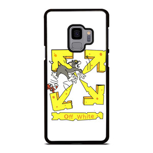 OFF WHITE TOM AND JERRY Samsung Galaxy S9 Case Cover