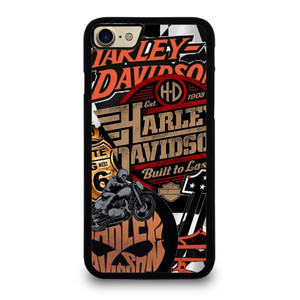 HARLEY DAVIDSON MOTORCYCLE LOGO COLLAGE iPhone 7 / 8 Case Cover