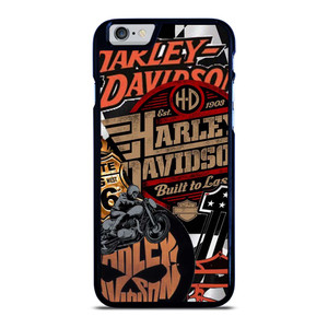 HARLEY DAVIDSON MOTORCYCLE LOGO COLLAGE iPhone 6 / 6S Plus Case Cover