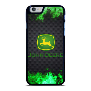 JOHN DEERE TRACTOR LOGO GREEN FIRE iPhone 6 / 6S Plus Case Cover