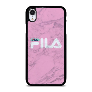 FILA SPORT PINK MARBLE LOGO iPhone XR Case Cover