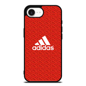 ADIDAS RED PATTERN iPhone 16e Case Cover
