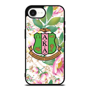 AKA PINK AND GREEN FLOWER LOGO iPhone 16e Case Cover AKA PINK AND GREEN FLOWER LOGO iPhone 16e Case Cover
