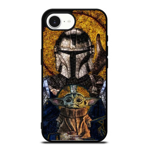 BABY YODA AND THE MANDALORIAN MOSAIC iPhone 16e Case Cover