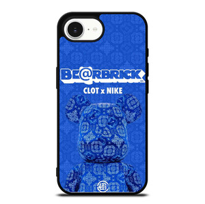 BEARBRICK CLOT X NIKE BLUE iPhone 16e Case Cover