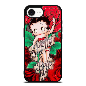 BETTY BOOP FLORAL iPhone 16e Case Cover