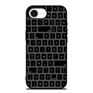 BLACK KEYBOARD PATTERN iPhone 16e Case Cover BLACK KEYBOARD PATTERN iPhone 16e Case Cover
