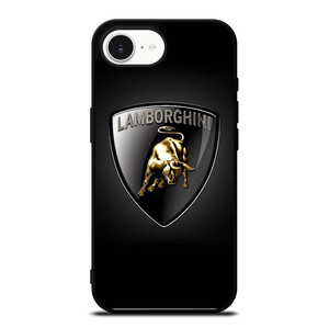 BLACK LAMBORGHINI LOGO iPhone 16e Case Cover