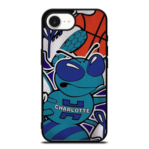 CHARLOTTE HORNETS BASKTEBALL TEAM LOGO iPhone 16e Case Cover