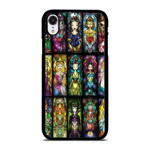 DISNEY PRINCESS STAINED GLASS iPhone XR Case Cover DISNEY PRINCESS STAINED GLASS iPhone XR Case Cover