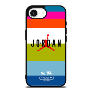 COACH NEW YORK AIR JORDAN STRIPE iPhone 16e Case Cover