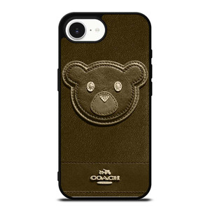 COACH NEW YORK BROWN BEAR iPhone 16e Case Cover COACH NEW YORK BROWN BEAR iPhone 16e Case Cover