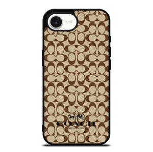 COACH NEW YORK BROWN iPhone 16e Case Cover COACH NEW YORK BROWN iPhone 16e Case Cover