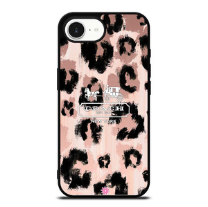 COACH NEW YORK LEOPARD SKIN iPhone 16e Case Cover