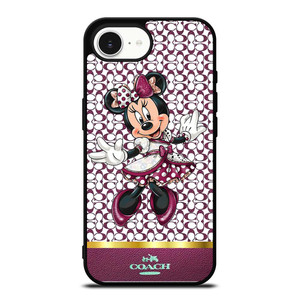COACH NEW YORK LOGO MINNIE MOUSE DISNEY iPhone 16e Case Cover