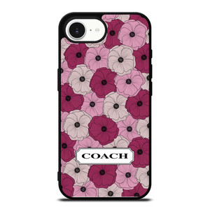 COACH NEW YORK LOGO PURPLE FLOWER iPhone 16e Case Cover COACH NEW YORK LOGO PURPLE FLOWER iPhone 16e Case Cover
