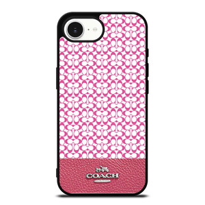 COACH NEW YORK PINK iPhone 16e Case Cover COACH NEW YORK PINK iPhone 16e Case Cover