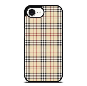 CREAM TARTAN PATTERN iPhone 16e Case Cover CREAM TARTAN PATTERN iPhone 16e Case Cover
