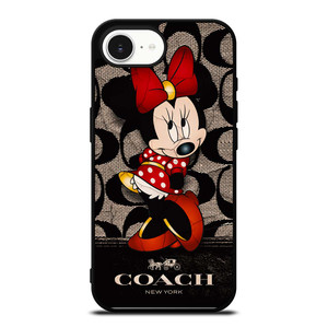 CUTE COACH MINNIE MOUSE iPhone 16e Case Cover CUTE COACH MINNIE MOUSE iPhone 16e Case Cover