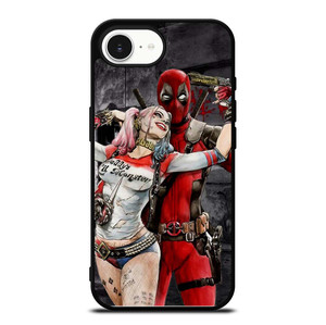 DEADPOOL HARLEY QUINN ART iPhone 16e Case Cover
