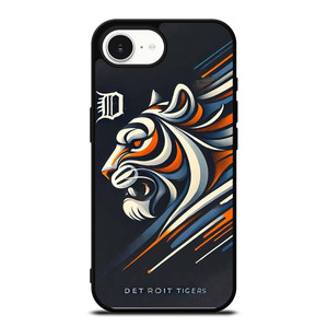DETROIT TIGERS LOGO ART iPhone 16e Case Cover
