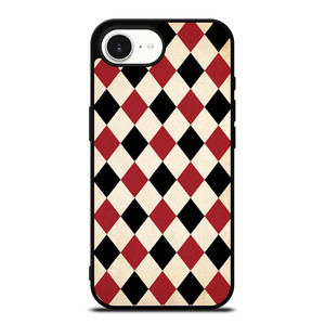 DIAMOND RED BACK PATTERN iPhone 16e Case Cover