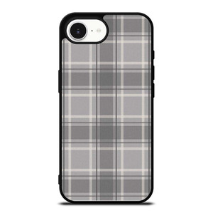 GREY TARTAN PLAID PATTERN iPhone 16e Case Cover GREY TARTAN PLAID PATTERN iPhone 16e Case Cover