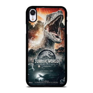 JURASSIC WORLD FALLEN KINGDOM POSTER iPhone XR Case Cover JURASSIC WORLD FALLEN KINGDOM POSTER iPhone XR Case Cover