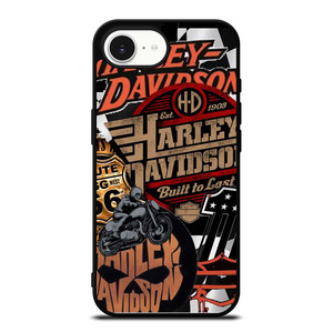 HARLEY DAVIDSON MOTORCYCLE LOGO COLLAGE iPhone 16e Case Cover
