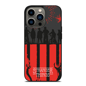 STRANGER THINGS SILHOUETTE iPhone 13 Pro Case Cover STRANGER THINGS SILHOUETTE iPhone 13 Pro Case Cover