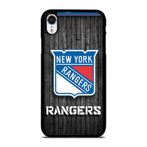 NEW YORK RANGERS WOODEN LOGO iPhone XR Case Cover