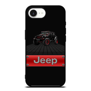 JEEP WRANGLER BLACK LOGO iPhone 16e Case Cover JEEP WRANGLER BLACK LOGO iPhone 16e Case Cover
