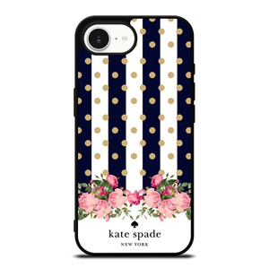 KATE SPADE NEW YORK POLKADOTS FLORAL iPhone 16e Case Cover