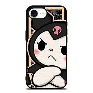 KUROMI SANRIO CARTOON MAD iPhone 16e Case Cover
