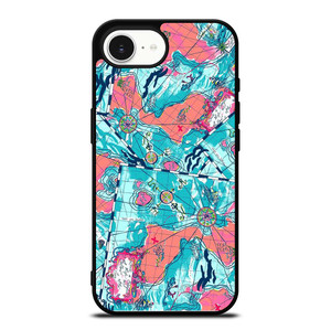 LILLY PULITZER MAP PATTERN iPhone 16e Case Cover LILLY PULITZER MAP PATTERN iPhone 16e Case Cover