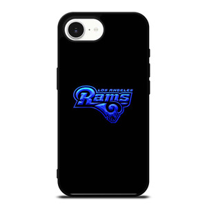 LOS ANGELES RAMS NEON BLUE LOGO iPhone 16e Case Cover