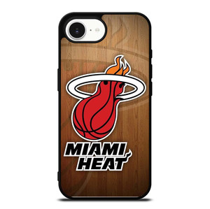 MIAMI HEAT WOODEN LOGO NBA iPhone 16e Case Cover